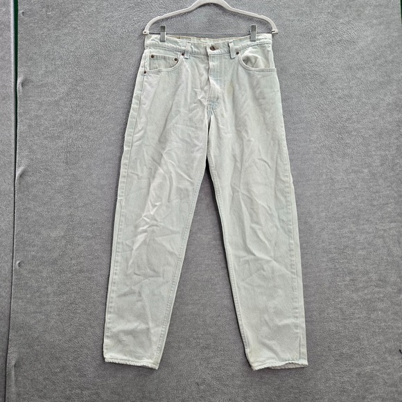 VINTAGE Levi's 550 Men Jeans 33x30 Blue 90s Denim Relaxed Fit Straight - Picture 1 of 15